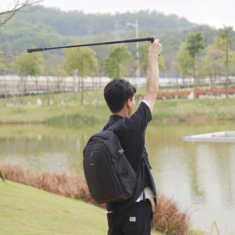 For Insta360 X3 / X4 PULUZ Rotary Handle Desktop Tripod Stand (Black) - Self Monopod Grip by PULUZ | Online Shopping South Africa | PMC Jewellery | Buy Now Pay Later Mobicred