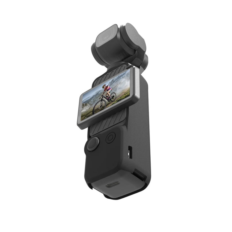 For DJI OSMO Pocket 3 PULUZ  3 in 1 Silicone Cover Case Set (Black) - free shipping - PMC TechLife - Order now!
