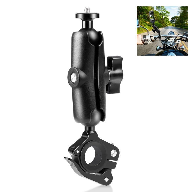 PULUZ Motorcycle O-Clip Quick Release Clamp Handlebar Fixed Mount Holder for GoPro and Other Action Cameras(Black) - free shipping - PMC TechLife - Order now!