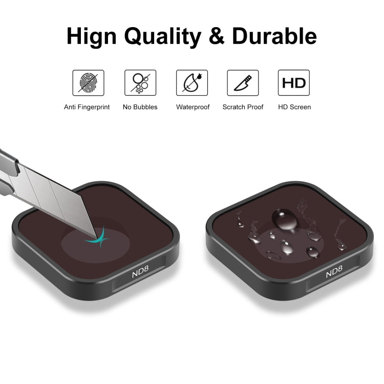 PULUZ Action Camera ND8 Lens Filter For GoPro Hero11 Black / Hero11 Black mini / HERO10 Black / HERO9 Black - Lens Filter by PULUZ | Online Shopping South Africa | PMC TechLife | Buy Now Pay Later Mobicred