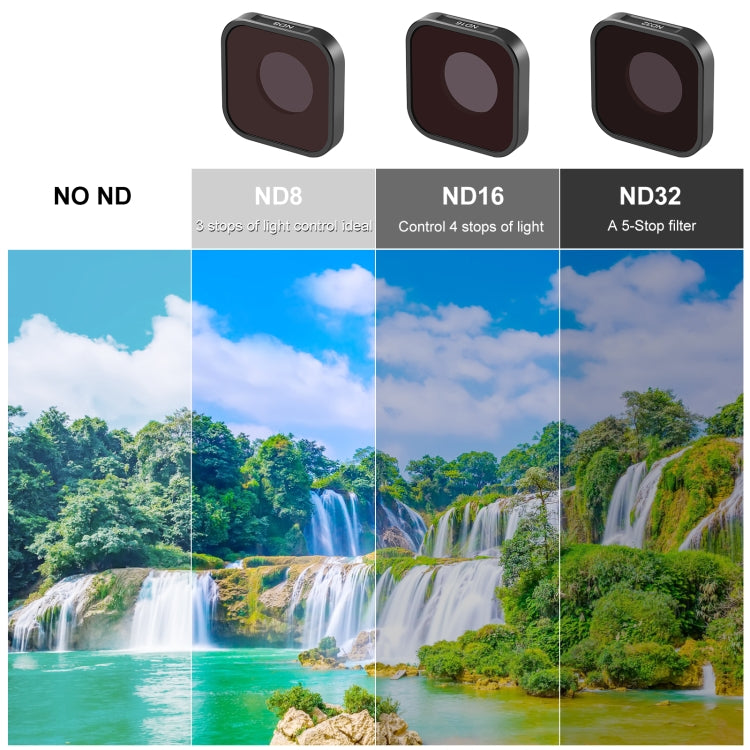 PULUZ Action Camera ND8 Lens Filter For GoPro Hero11 Black / Hero11 Black mini / HERO10 Black / HERO9 Black - Lens Filter by PULUZ | Online Shopping South Africa | PMC TechLife | Buy Now Pay Later Mobicred