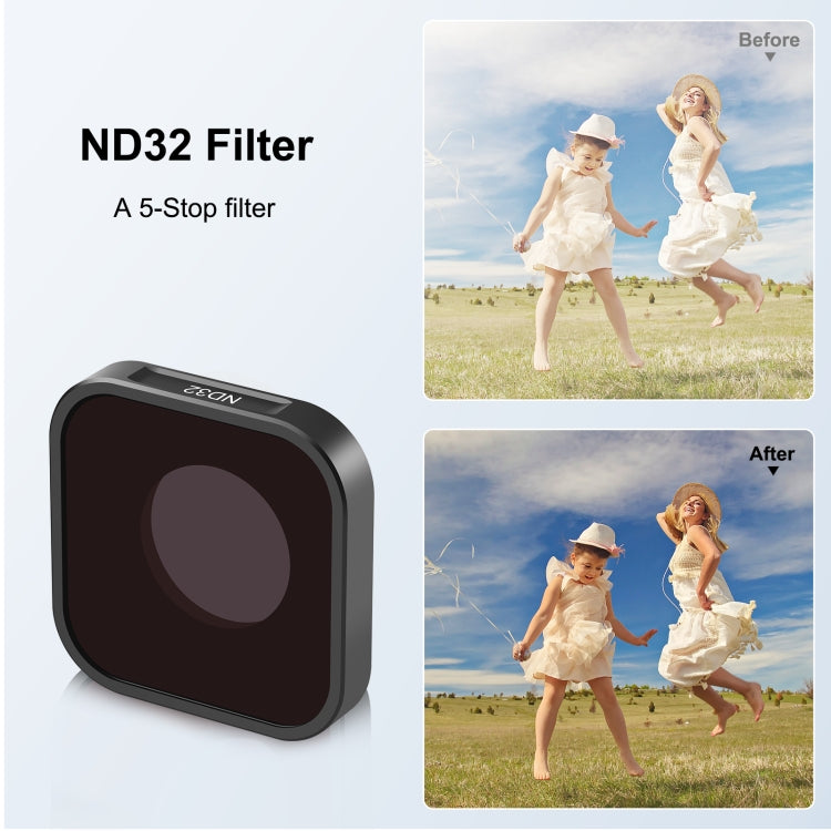 PULUZ Action Camera ND32 Lens Filter For GoPro Hero11 Black / Hero11 Black mini / HERO10 Black / HERO9 Black