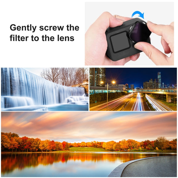 PULUZ Action Camera CPL Lens Filter For GoPro Hero11 Black / Hero11 Black mini / HERO10 Black / HERO9 Black