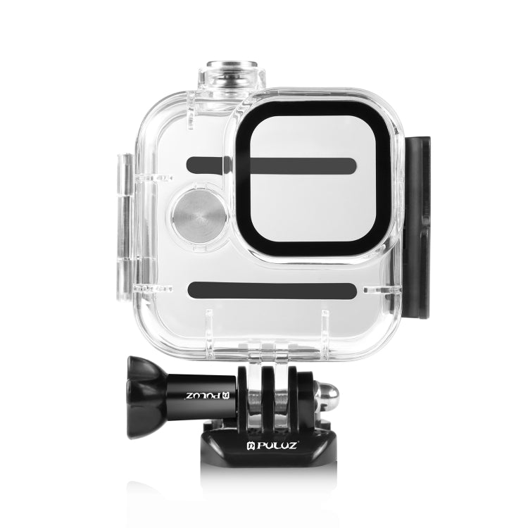 For GoPro Hero11 Black Mini PULUZ 40m Waterproof Housing Protective Case with Buckle Basic Mount & Screw (Transparent) - Waterproof Cases by PULUZ | Online Shopping South Africa | PMC TechLife | Buy Now Pay Later Mobicred