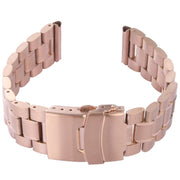 For Apple Watch 42mm Black Steel Watch Band, Only Used in Conjunction with Connectors (S-AW-0062)(Gold)