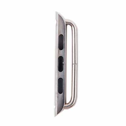 For Apple Watch 42 / 44 / 45mm Metal Strap Connector Metal Buckle, Pair(Silver) - Others by PMC Jewellery | Online Shopping South Africa | PMC Jewellery | Buy Now Pay Later Mobicred