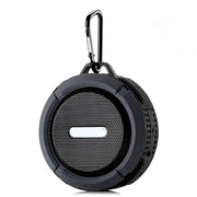C6 Outdoor Water-resistant Bluetooth Speaker with Suction, Support Hands-free Calling(Black)