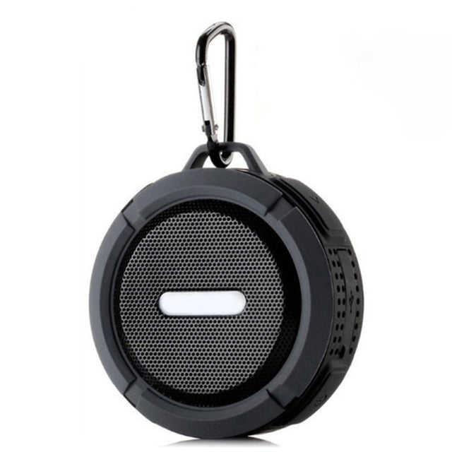 C6 Outdoor Water-resistant Bluetooth Speaker with Suction, Support Hands-free Calling(Black)