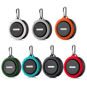 C6 Outdoor Water-resistant Bluetooth Speaker with Suction, Support Hands-free Calling(Blue)