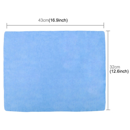 KANEED Synthetic Chamois Drying Towel Super Absorbent PVA Shammy Cloth for Fast Drying of Car, Size: 43 x 32 x 0.2cm(Blue) - Car washing supplies by KANEED | Online Shopping South Africa | PMC Jewellery | Buy Now Pay Later Mobicred