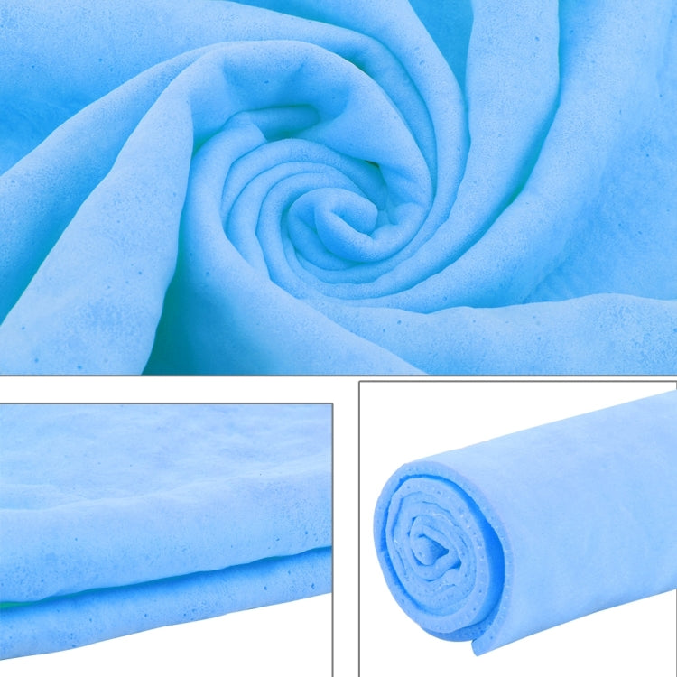 KANEED Synthetic Chamois Drying Towel Super Absorbent PVA Shammy Cloth for Fast Drying of Car, Size: 43 x 32 x 0.2cm(Blue) - Car washing supplies by KANEED | Online Shopping South Africa | PMC Jewellery | Buy Now Pay Later Mobicred