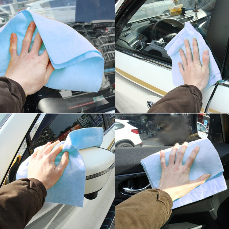 KANEED Synthetic Chamois Drying Towel Super Absorbent PVA Shammy Cloth for Fast Drying of Car, Size: 43 x 32 x 0.2cm(Blue) - Car washing supplies by KANEED | Online Shopping South Africa | PMC Jewellery | Buy Now Pay Later Mobicred