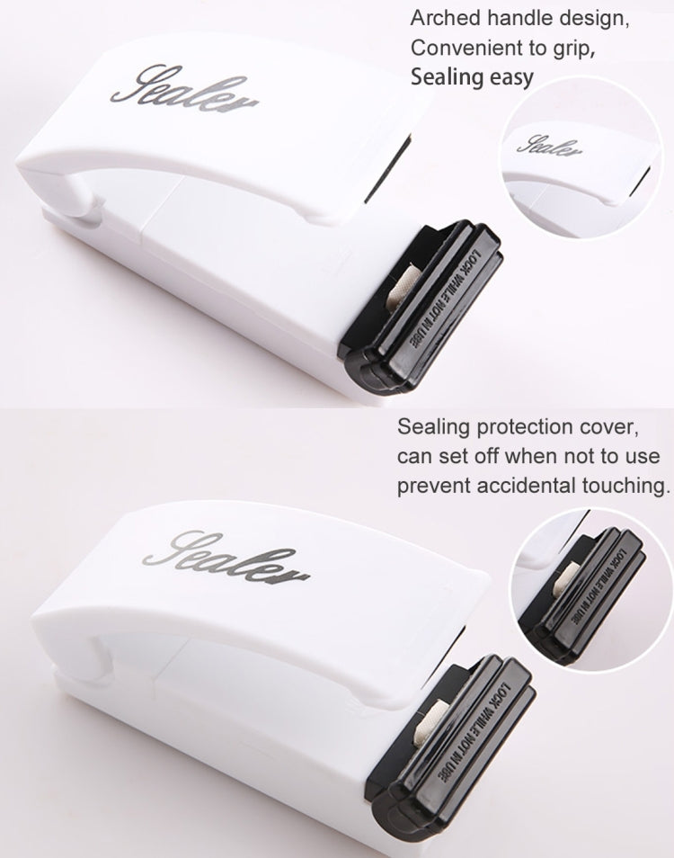 Multi-function Mini Portable Handy Plastic Bag Sealer Sealing Machine(White) - free shipping - PMC TechLife - Order now!