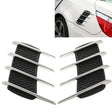 2 PCS Hood Side Shark Gill Simulation Air Flow Vent Fender Sticker for Car Decoration, Size: 22cm x 20cm x 2cm - free shipping - PMC TechLife - Order now!