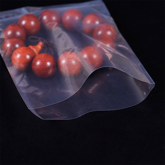 100 PCS Sealer Closer Machine Special Transparent Plastic Bag with Customized Logo & Design, Size: 23cm x 33cm