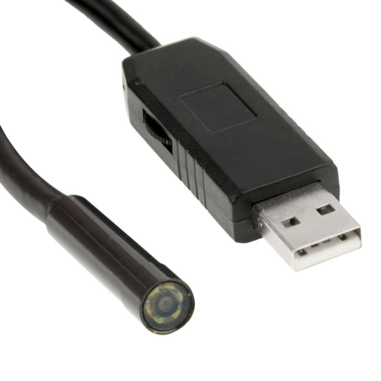 Waterproof USB Endoscope Snake Tube Inspection Camera with 6 LED for Parts of OTG Function Android Mobile Phone, Length: 5m, Lens Diameter: 7mm(Black) - free shipping - PMC Jewellery - Order now!