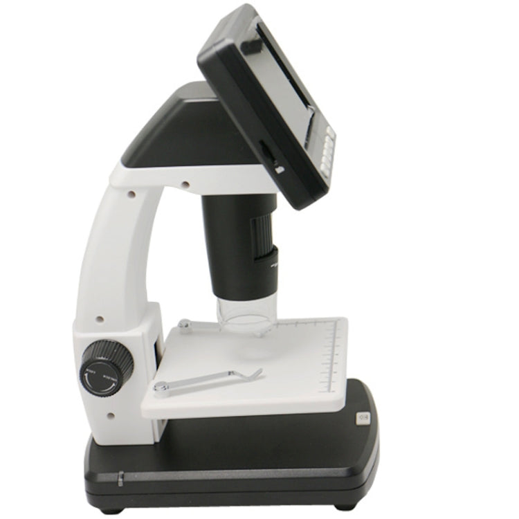 500X 5 Mega Pixels 3.5 inch LCD Standalone Digital Microscope with 8 LEDs, Support TF Card up to 32G (DMS-038M)(White) - free shipping - PMC Jewellery - Order now!