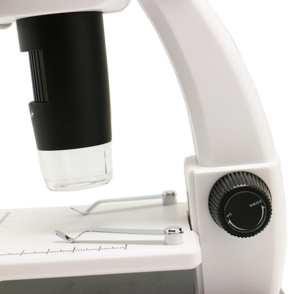 500X 5 Mega Pixels 3.5 inch LCD Standalone Digital Microscope with 8 LEDs, Support TF Card up to 32G (DMS-038M)(White) - free shipping - PMC Jewellery - Order now!
