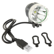 3 Modes USB XML T6 LED Headlamp / Bicycle Light, Luminous Flux: 900lm, Cable Length: 1.5m