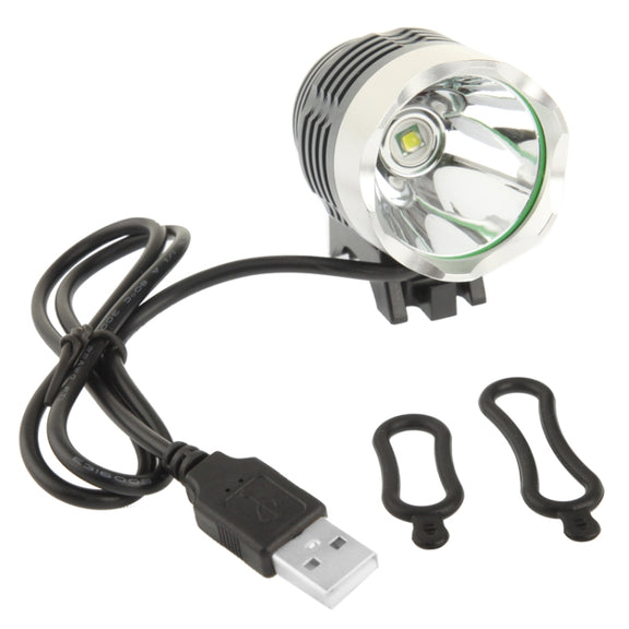 3 Modes USB XML T6 LED Headlamp / Bicycle Light, Luminous Flux: 900lm, Cable Length: 1.5m