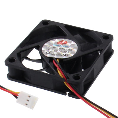 60mm 3-pin Cooling Fan (6015 3-pin) - Fan Cooling by PMC Jewellery | Online Shopping South Africa | PMC Jewellery | Buy Now Pay Later Mobicred