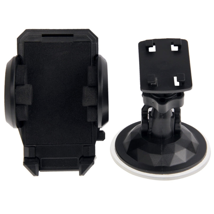 Universal 360 Degree Rotation Suction Cup Car Holder / Desktop Stand, For iPhone, Galaxy, Sony, Lenovo, HTC, Huawei, and other Smartphones of Width: 3.5cm - 10cm(Black) - Car Holders by PMC TechLife | Online Shopping South Africa | PMC TechLife