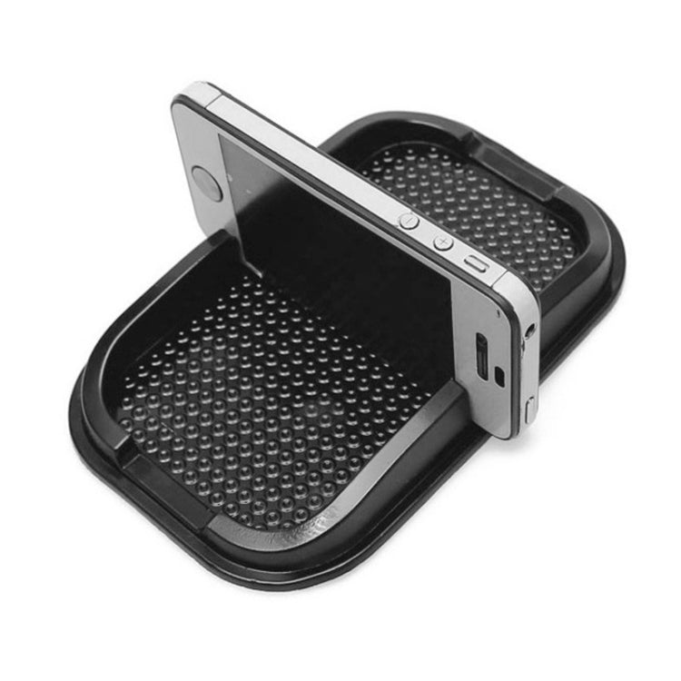 Universal Mobile Phone Car Rubber Smart Non-slip Stand Holder, For iPhone, Galaxy, Sony, Lenovo, HTC, Huawei, and other Smartphones(Black) - Car Holders by PMC TechLife | Online Shopping South Africa | PMC TechLife