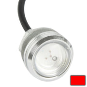 3W Water-resistant Eagle Eye Light Red LED Light for Vehicles, Cable Length: 60cm(Silver)