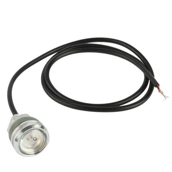 3W Water-resistant Eagle Eye Light Red LED Light for Vehicles, Cable Length: 60cm(Silver)