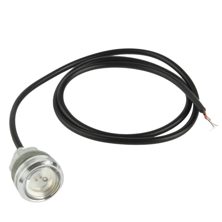 3W Water-resistant Eagle Eye Light Red LED Light for Vehicles, Cable Length: 60cm(Silver)