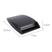 Car Turbo Style Air Intake Bonnet Scoop for Car Decoration(Black)