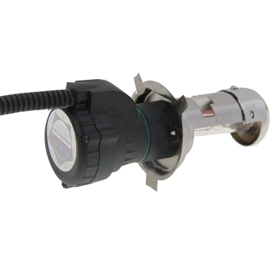 DC12V 35W H4-3 HID Xenon Light Single Beam Super Vision Water-resistant Head Lamp with One Cable, Color Temperature: 6000K, Pack of 2