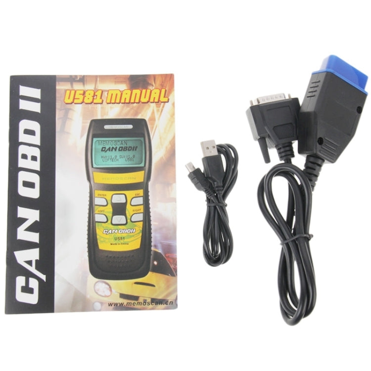 U581 Live Data Can OBDII / EOBDII Scanner Can Bus Code Reader - Code Readers & Scan Tools by PMC TechLife | Online Shopping South Africa | PMC TechLife