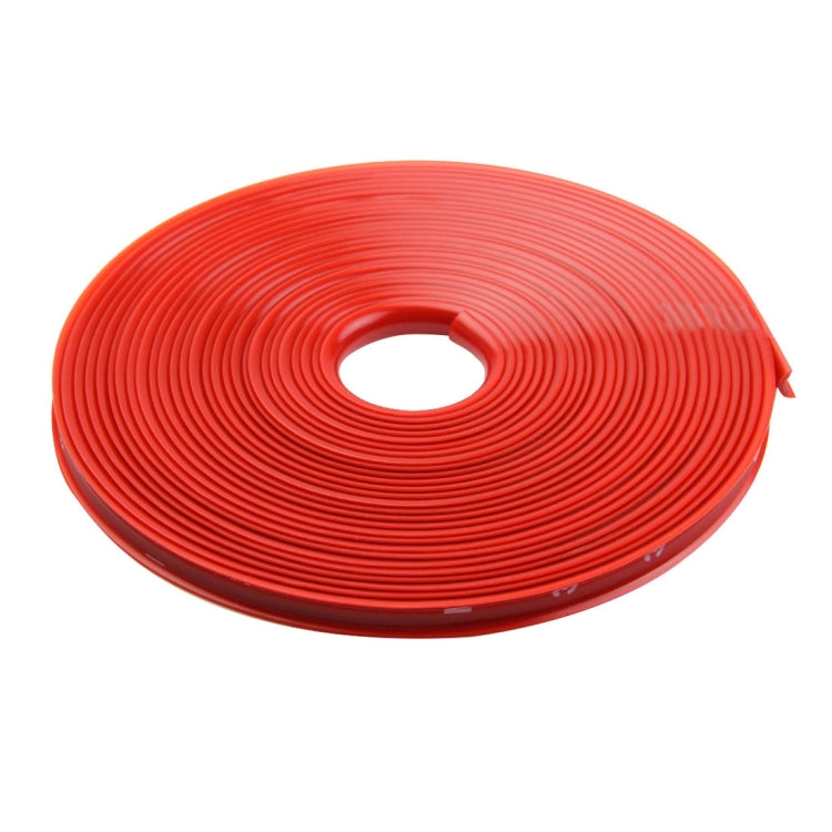 Universal Decorative Scratchproof Stickup 8M Flexible Car Wheel Hub TRIM Mouldings Decoration Strip(Red) - Decorative Strip by PMC TechLife | Online Shopping South Africa | PMC TechLife