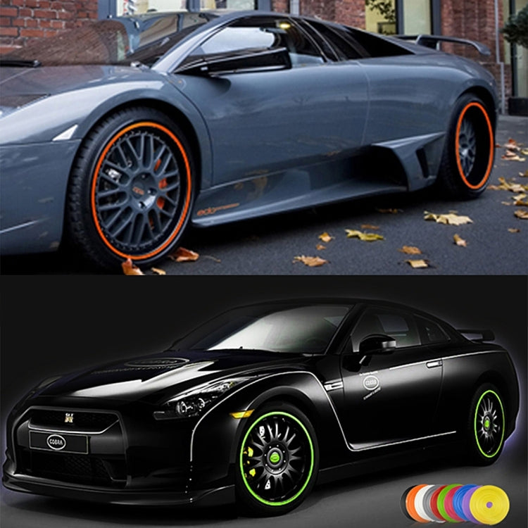 Universal Decorative Scratchproof Stickup 8M Flexible Car Wheel Hub TRIM Mouldings Decoration Strip(Red) - Decorative Strip by PMC TechLife | Online Shopping South Africa | PMC TechLife