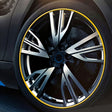 Universal Decorative Scratchproof Stickup 8M Flexible Car Wheel Hub TRIM Mouldings Decoration Strip(Yellow) - Decorative Strip by PMC TechLife | Online Shopping South Africa | PMC TechLife