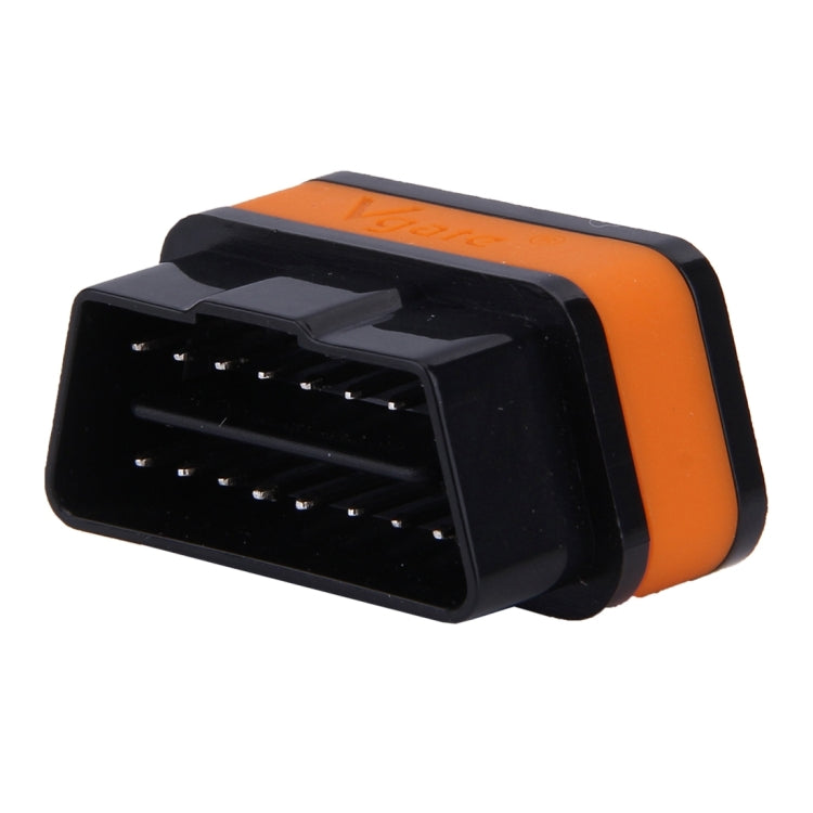 Vgate iCar II Super Mini ELM327 OBDII Bluetooth V3.0 Car Scanner Tool, Support Android OS, Support All OBDII Protocols(Orange + Black) - Code Readers & Scan Tools by Vgate | Online Shopping South Africa | PMC TechLife | Buy Now Pay Later Mobicred