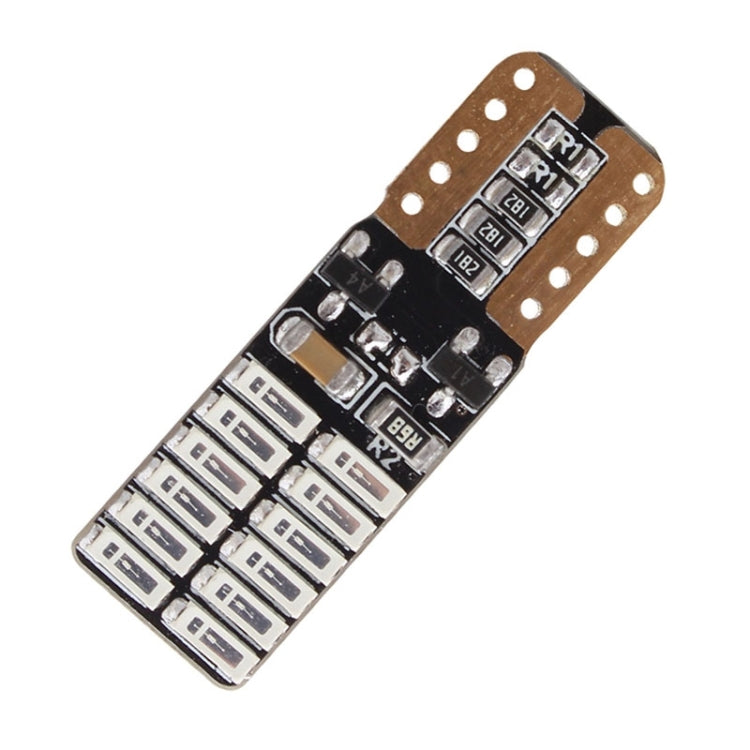 2 PCS T10 4.8W 720LM Red Light 24 SMD 4014 LED Error-Free Canbus Car Clearance Lights Lamp, DC 12V - free shipping - PMC TechLife - Order now!