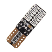 2 PCS T10 4.8W 720LM Red Light 24 SMD 4014 LED Error-Free Canbus Car Clearance Lights Lamp, DC 12V