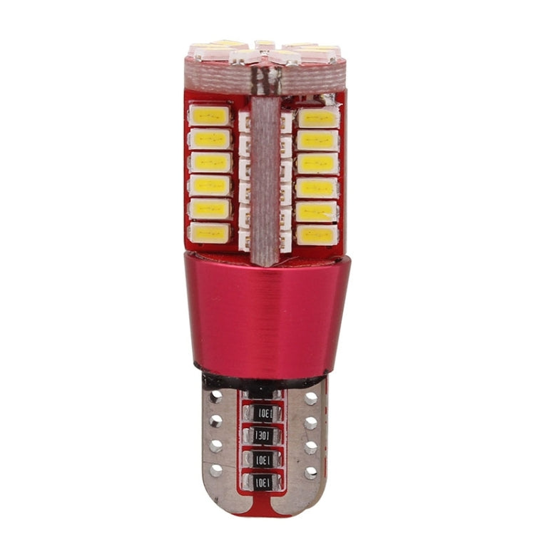 2 PCS T10 5W 285LM White Light 57 SMD 4014 LED Error-Free Canbus Car Clearance Lights Lamp, DC 12V