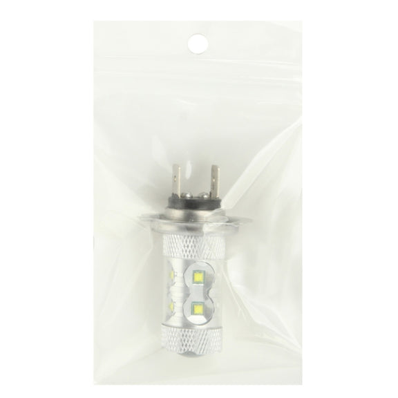 H7 60W White 12 LED Fog Light for Vehicles, DC 12-30V