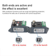 Active CCTV UTP Twisted Pair Video Balun Transmitter and Receiver