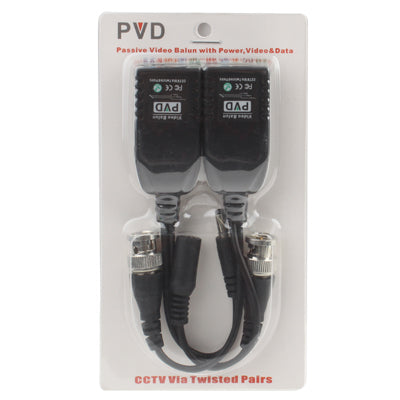 1-CH Passive Power & Video Balun Connector - free shipping - PMC Jewellery - Order now!
