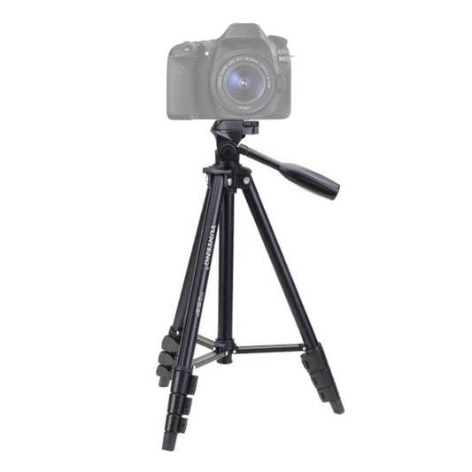 YUNTENG VCT-681 138cm SLR / Micro-SLR / Digital Cameras Tripod Stand, 4-Section Folding Aluminum Legs, Suitable for Canon / Nikon / Panasonic / Pentax / Casio / Sony / Fuji (Load Capacity: 3kg) - Tripods by YUNTENG | Online Shopping South Africa | PMC Jewellery | Buy Now Pay Later Mobicred