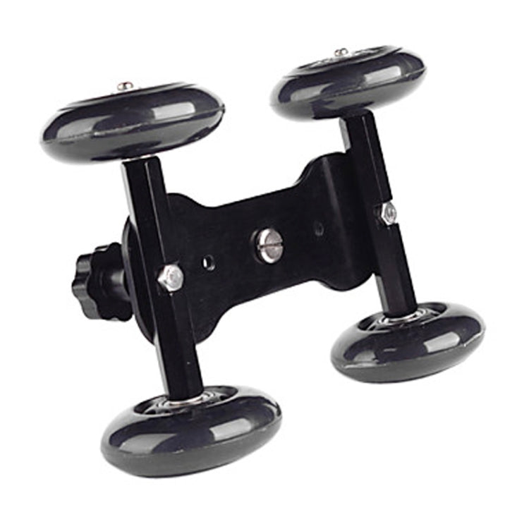 DEBO First Generation Camera Truck / Floor Table Video Slider Track Dolly Car for DSLR Camera / Camcorders(Black) - Camera Dolly by DEBO | Online Shopping South Africa | PMC Jewellery | Buy Now Pay Later Mobicred