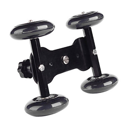 DEBO First Generation Camera Truck / Floor Table Video Slider Track Dolly Car for DSLR Camera / Camcorders(Black) - Camera Dolly by DEBO | Online Shopping South Africa | PMC Jewellery | Buy Now Pay Later Mobicred
