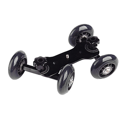 DEBO First Generation Camera Truck / Floor Table Video Slider Track Dolly Car for DSLR Camera / Camcorders(Black) - Camera Dolly by DEBO | Online Shopping South Africa | PMC Jewellery | Buy Now Pay Later Mobicred