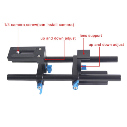 YEANGU YLG1005A 15mm Quick Release Rail Rod for SLR Cameras - Camera Slider by YELANGU | Online Shopping South Africa | PMC Jewellery | Buy Now Pay Later Mobicred