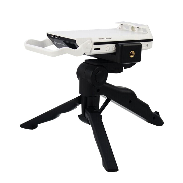 Portable Hand Grip / Mini Tripod Stand Steadicam Curve with Straight Clip for GoPro HERO 4 / 3 / 3+ / SJ4000 / SJ5000 / SJ6000 Sports DV / Digital Camera /  iPhone , Galaxy and other Mobile Phone(Black)