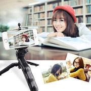 Portable Hand Grip / Mini Tripod Stand Steadicam Curve with Straight Clip for GoPro HERO 4 / 3 / 3+ / SJ4000 / SJ5000 / SJ6000 Sports DV / Digital Camera /  iPhone , Galaxy and other Mobile Phone(Black)